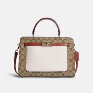 Coach Lane Carryall In Colorblock